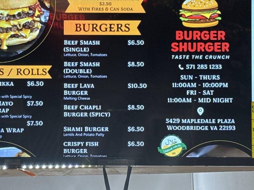Burger shurger Menu image 3